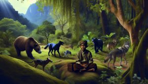 Dzsungel könyve mese – Mowgli növekedése a vadállatok között