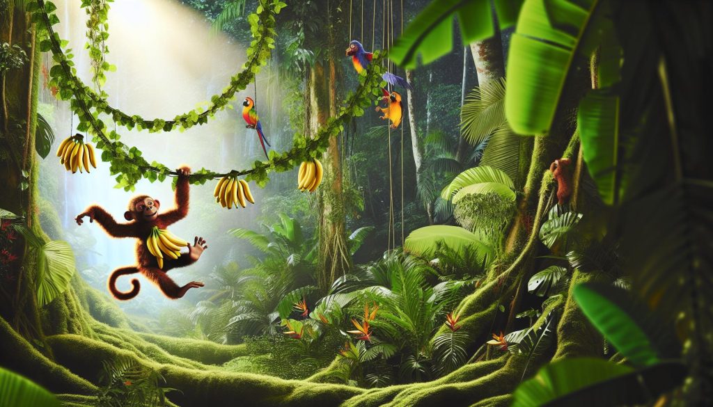 Majmos mese – Banános majom kalandjai a dzsungel fáin
