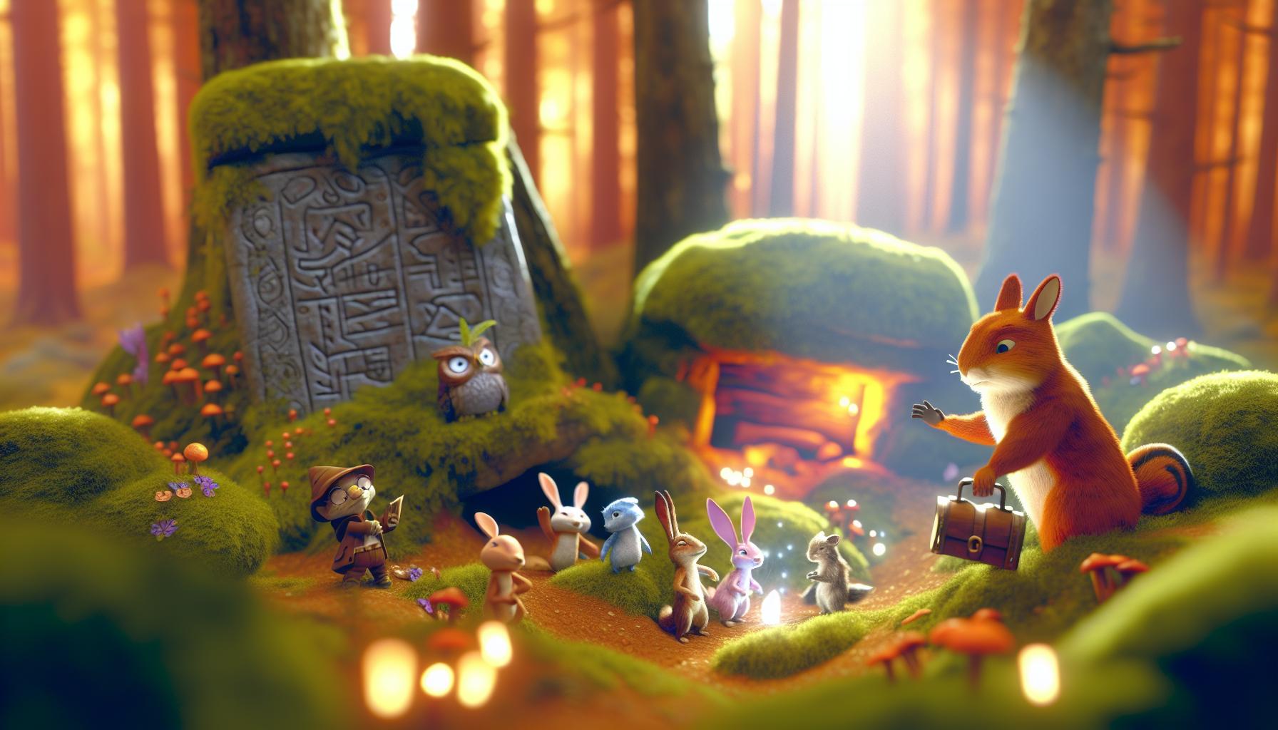 Mókusos mese - Síri és barátai erdei kalandjai képekkel 1 Mókusos mese: Síri és barátai kalandjai a varázslatos erdőben