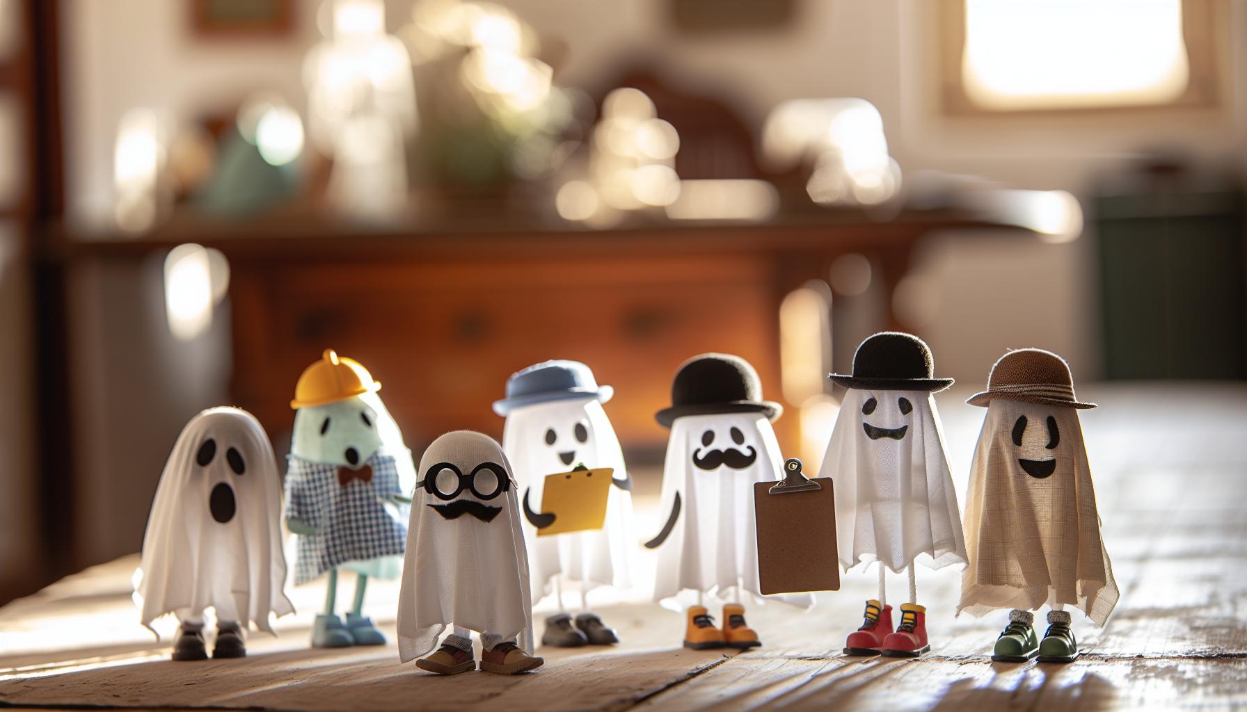 Vicces kísértetek bemutatása: Ki kicsoda?